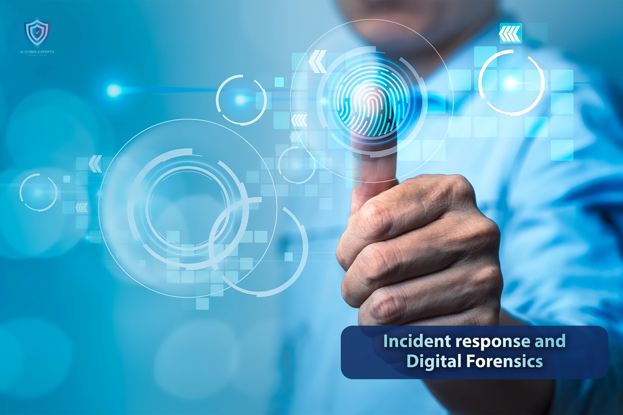 Illustration of AI Cyber Experts IT Incident Response & Digital Forensics service