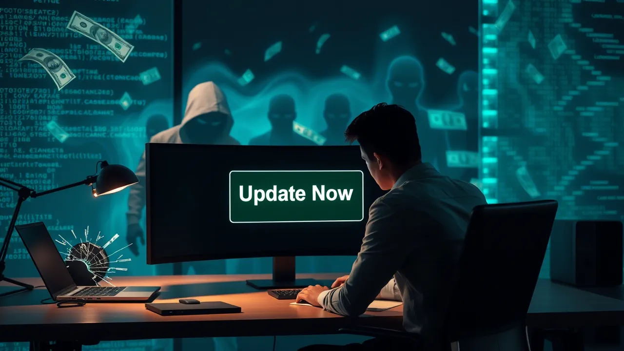 Cybersecurity expert monitoring real-time data analytics and threat detection dashboards for AI Cyber Experts' managed security services.